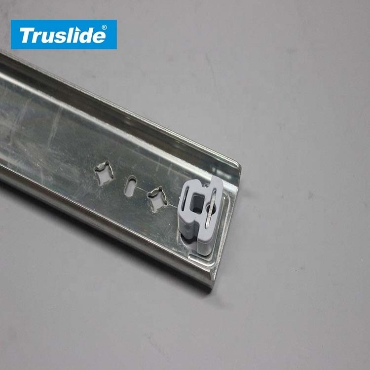 TH1653PT furniture hardware 53 mm width drawer slides heavy duty chinese manufacture channel two way travel drawer slide