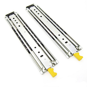 TH2076LK 76mm Full Extension Lock in and Lock out Heavy Duty Pulling  Stove Slide Rail For Caravans