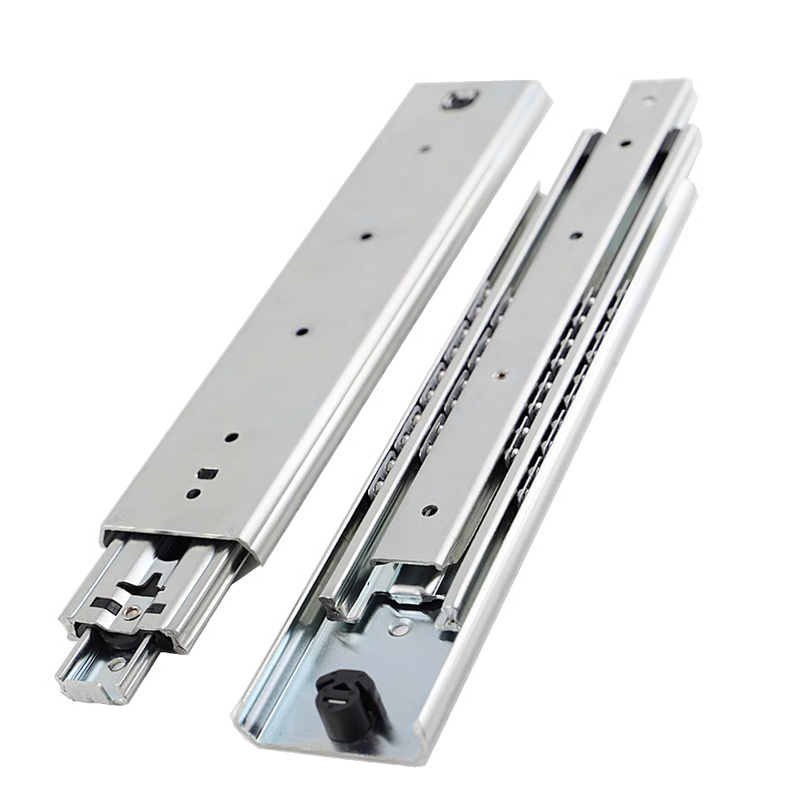 clod rolled steel full extension undermount 71mm Channel Drawer Slide fold telescopic slider