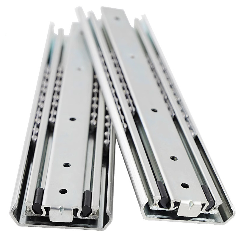 clod rolled steel full extension undermount 71mm Channel Drawer Slide fold telescopic slider