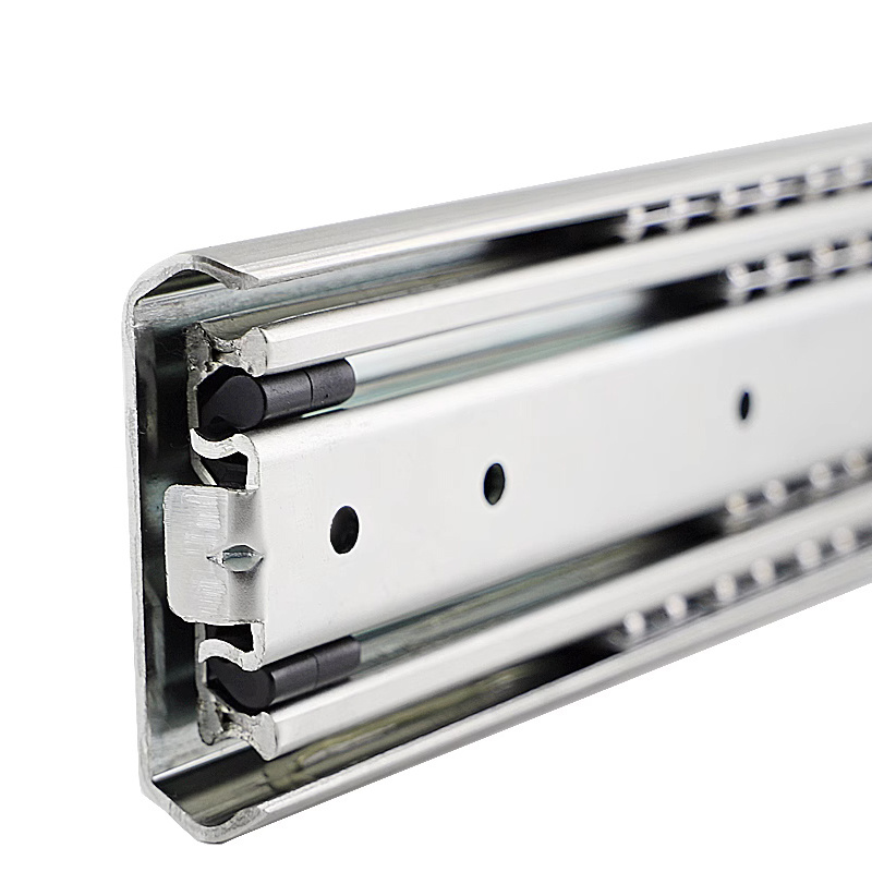 clod rolled steel full extension undermount 71mm Channel Drawer Slide fold telescopic slider