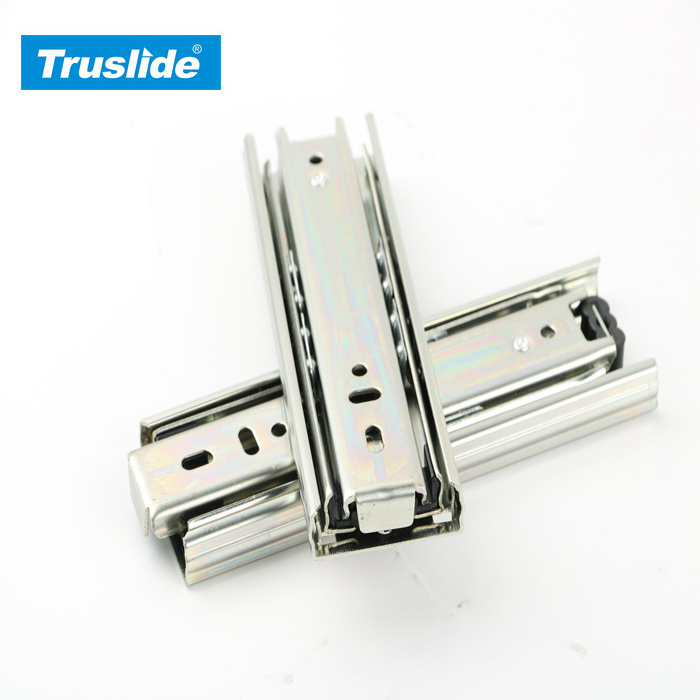 TH1345PT customized rail drawer slide two way cold rolled steel furniture hardware two way heavy duty slide rails