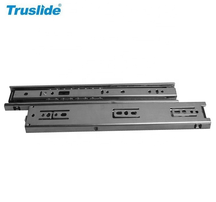 TH1335PT drawer slide two way rails slide Long Heavy Duty Drawer Slides Ball Bearing telescopic rail furniture hardware