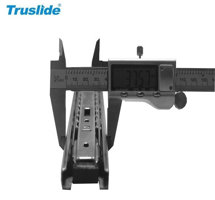 TH1335PT drawer slide two way rails slide Long Heavy Duty Drawer Slides Ball Bearing telescopic rail furniture hardware