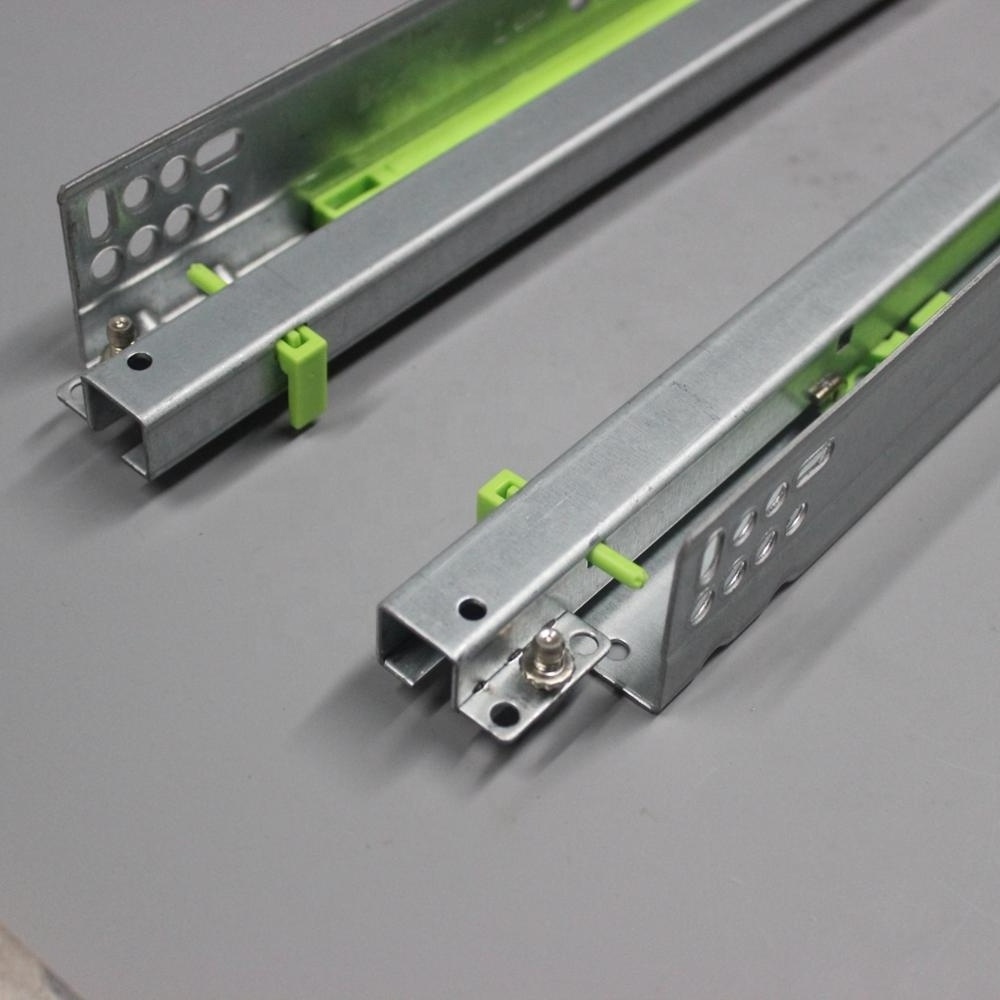 662FI 27mm Ball Bearing Slides wholesale 30 inch Soft Close telescopic slides two way travel drawer slides heavy duty