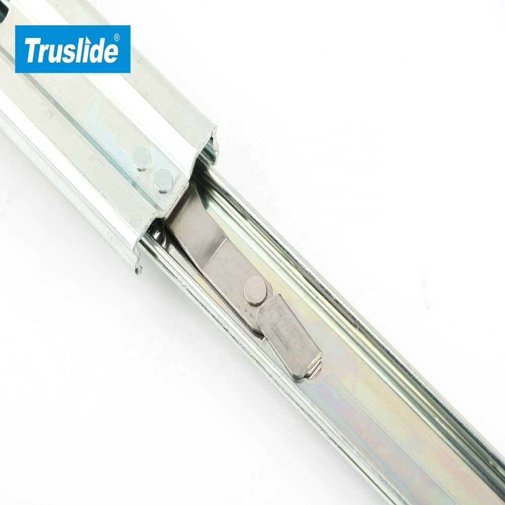 57mm Width Easy Close Anti Tilt 2000mm Heavy Duty Box Drawer Slides For Industry