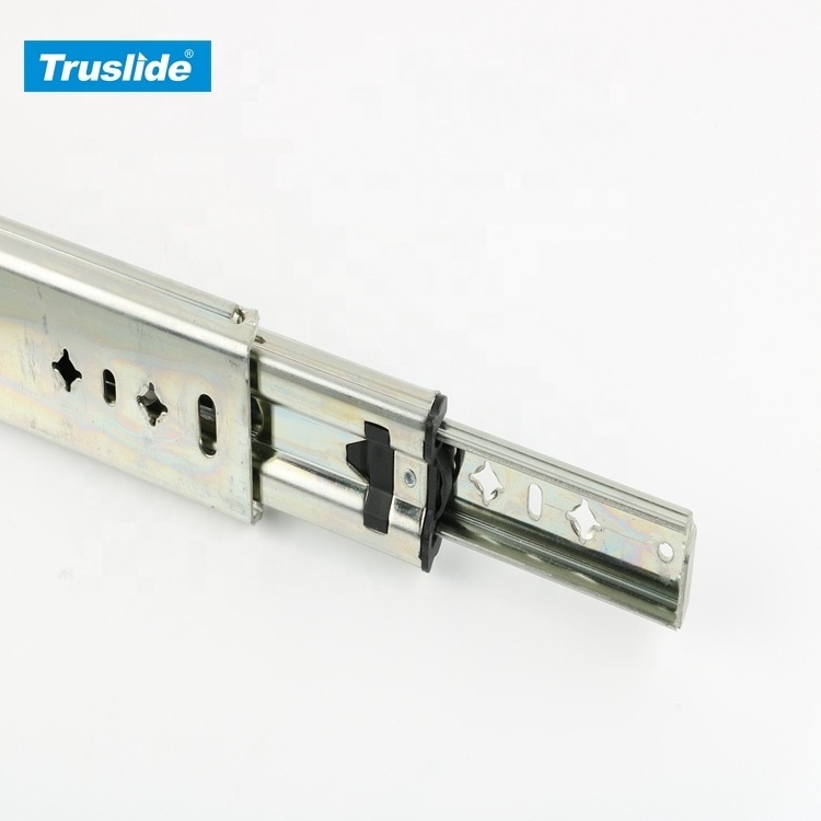 57mm Width Easy Close Anti Tilt 2000mm Heavy Duty Box Drawer Slides For Industry