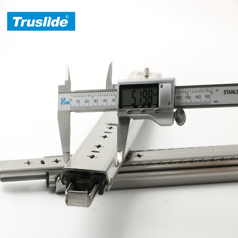 TH2053SS Heavy Duty slides 1500mm long drawer slide two way stainless steel telescopic furniture hardware