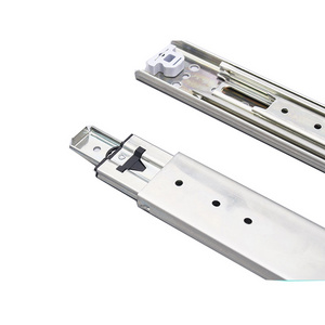 TH1350PT stainless steel tables Customized Ball Bearing Slide heavy duty Two way slide  telescopic rail drawer slide 1500mm