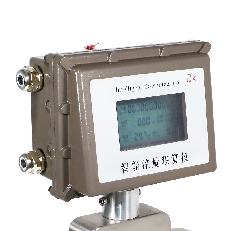 Digital Air CO2 Nitrogen Propane Hydrogen Ammonia Biogas Air Turbine Flowmeter Steam LPG Gas Flow Meter