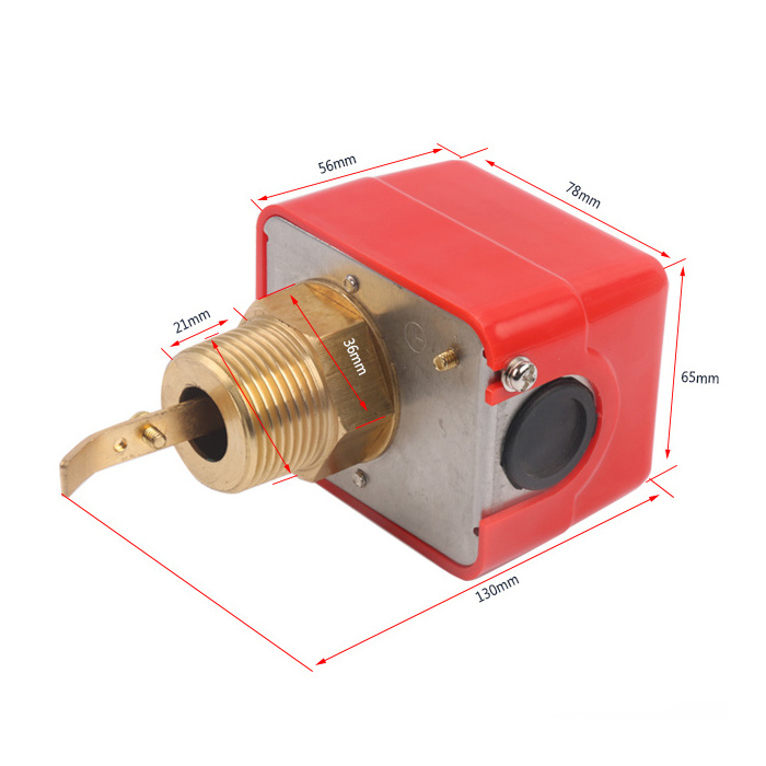 Brass Stainless Steel Thread Connection Paddle Water Flow Switch ...