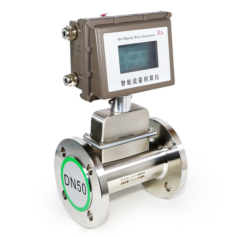 Digital Air CO2 Nitrogen Propane Hydrogen Ammonia Biogas Air Turbine Flowmeter Steam LPG Gas Flow Meter