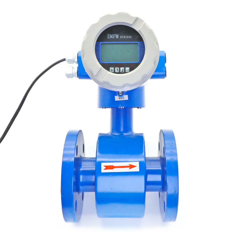 Intelligent Water Meter Flow Sensor Magnetic Flowmeter Sewag RS485 Electromagnetic Flow Meters