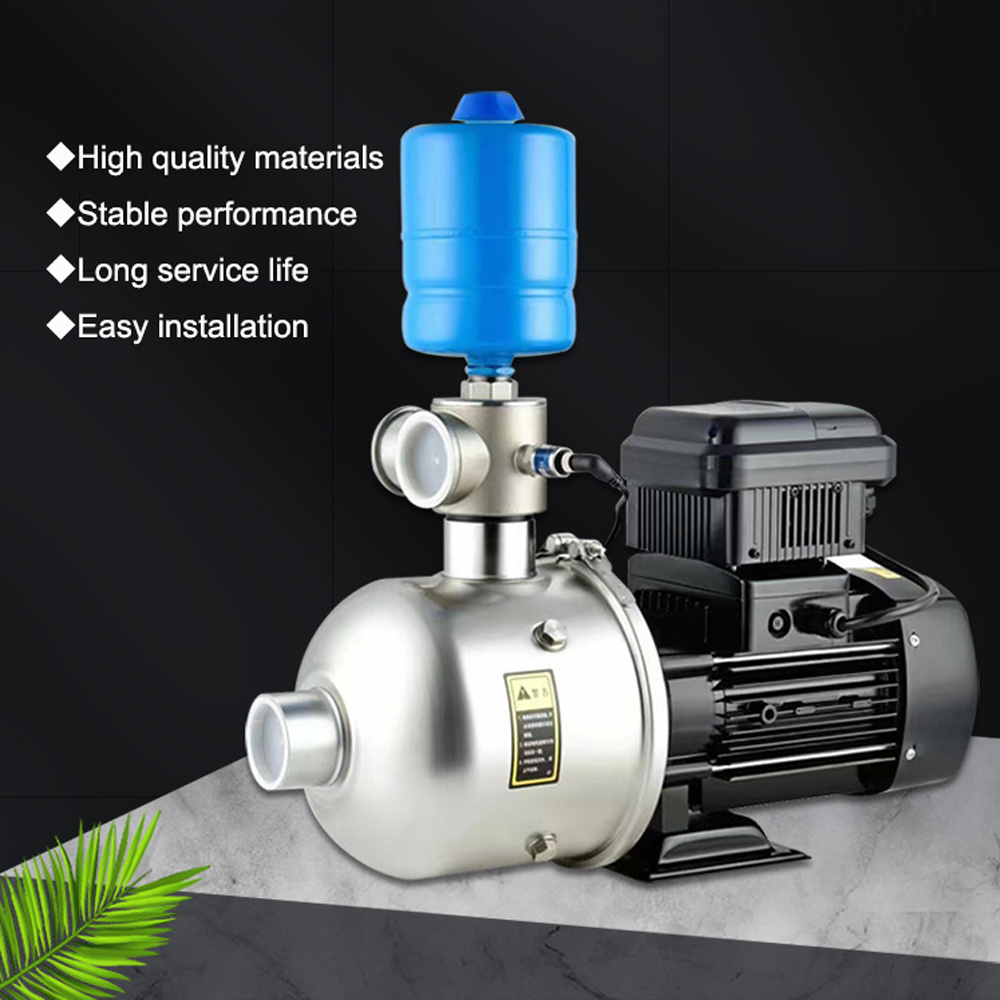 Stainless steel multi-stage horizontal booster pump constant pressure centrifugal pump industrial automatic hot water pump