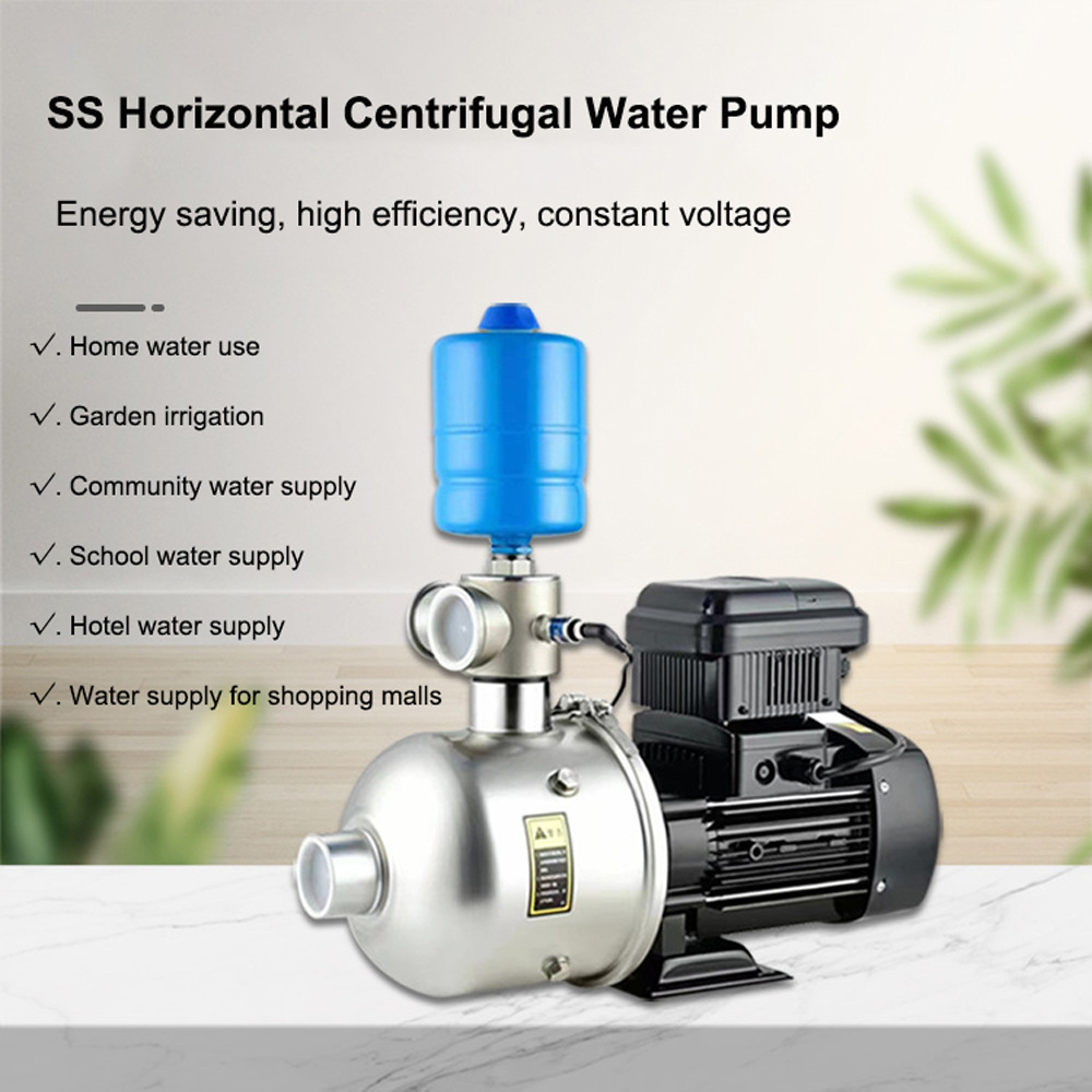 Stainless steel multi-stage horizontal booster pump constant pressure centrifugal pump industrial automatic hot water pump