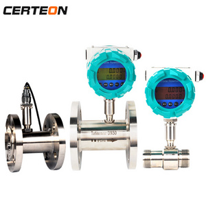 1" 2" 3 inch lithium battery fuel flow transmitter flowmeter paddle wheel turbine flow meter for Diesel oil petrol gasoline