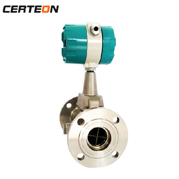 Factory Direct ISO approved digital precession vortex flowmeter turbine natural gas flow meter for LPG Fuel co2 and argon