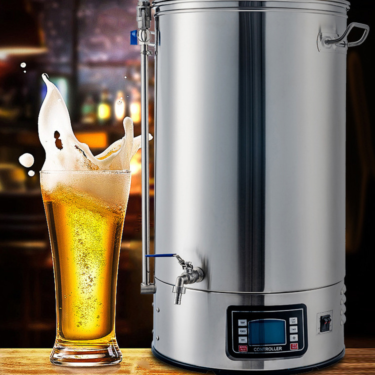 40L Mini Brewery Equipment Small Volume Fermentation Tank 304 Stainless Steel Material Beer Making Machine