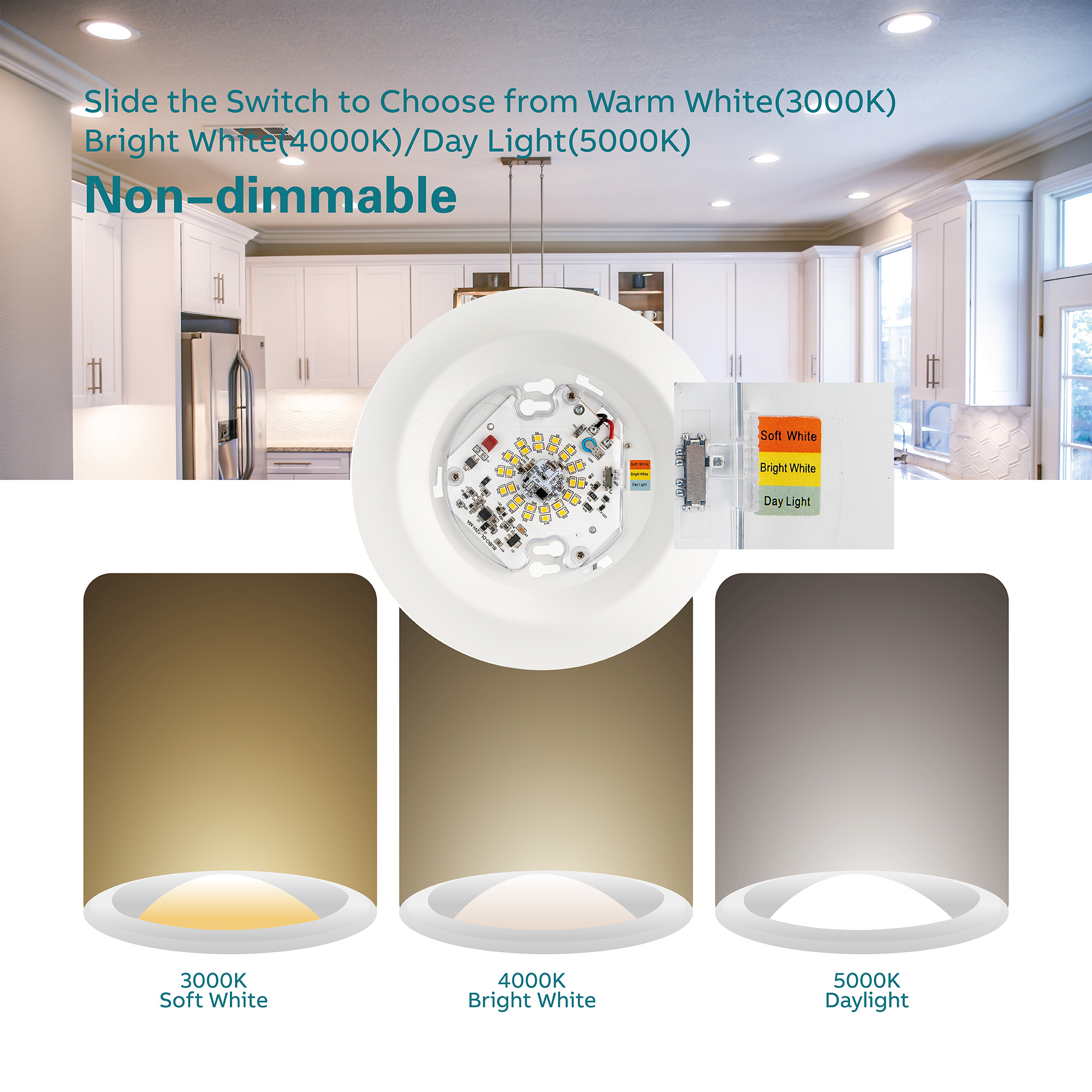 Bubo Downlight Motion Activated Dusk to Dawn Radar Sensor Recessed Ceiling LED Disk Light