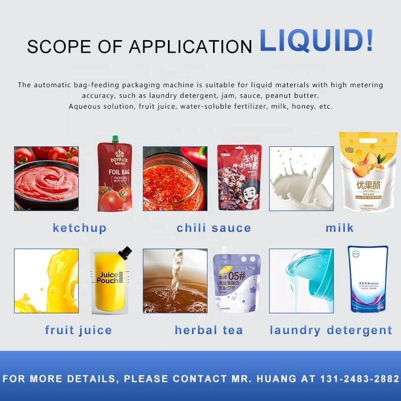 Doypack Capri-sun drink juice filling packing machine/spout pouch juice packing and sealing machine