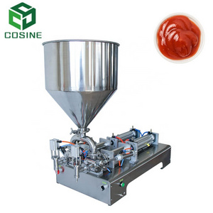 Small Semi automatic mustard oil filling machine sachet packing sauce liquid edible oil filling and packing machine