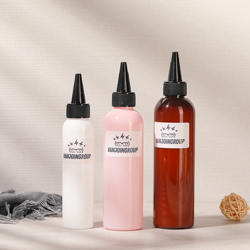 30ml 60ml 120ml 240ml Plastic PE Glue Bottle 100 ml Ink Pigment Bottle Hair Oil Bottles with Twist Cap