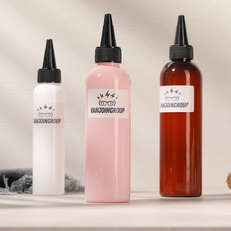 30ml 60ml 120ml 240ml Plastic PE Glue Bottle 100 ml Ink Pigment Bottle Hair Oil Bottles with Twist Cap