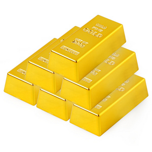 Wholesale Simulation Handicraft Gifts Movie Props Filming Supplies Party Game Playing Prop Money Props Gold Bullion Bricks