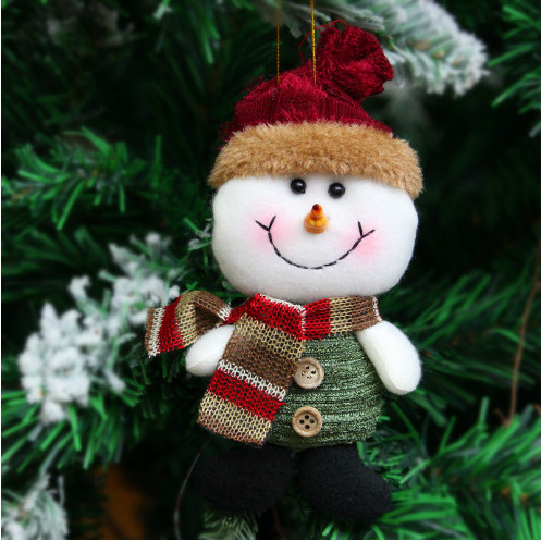 Happy New Year Christmas Ornaments Xmas Gift Santa Claus Snowman Tree Pendant Doll Hang for Home Noel Natal Decorations