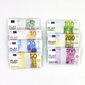 Custom Realistic Various Denominations Prop Euro Money Movie Prop Bank Ancestor Money Notes High Quality Prop Money Euro