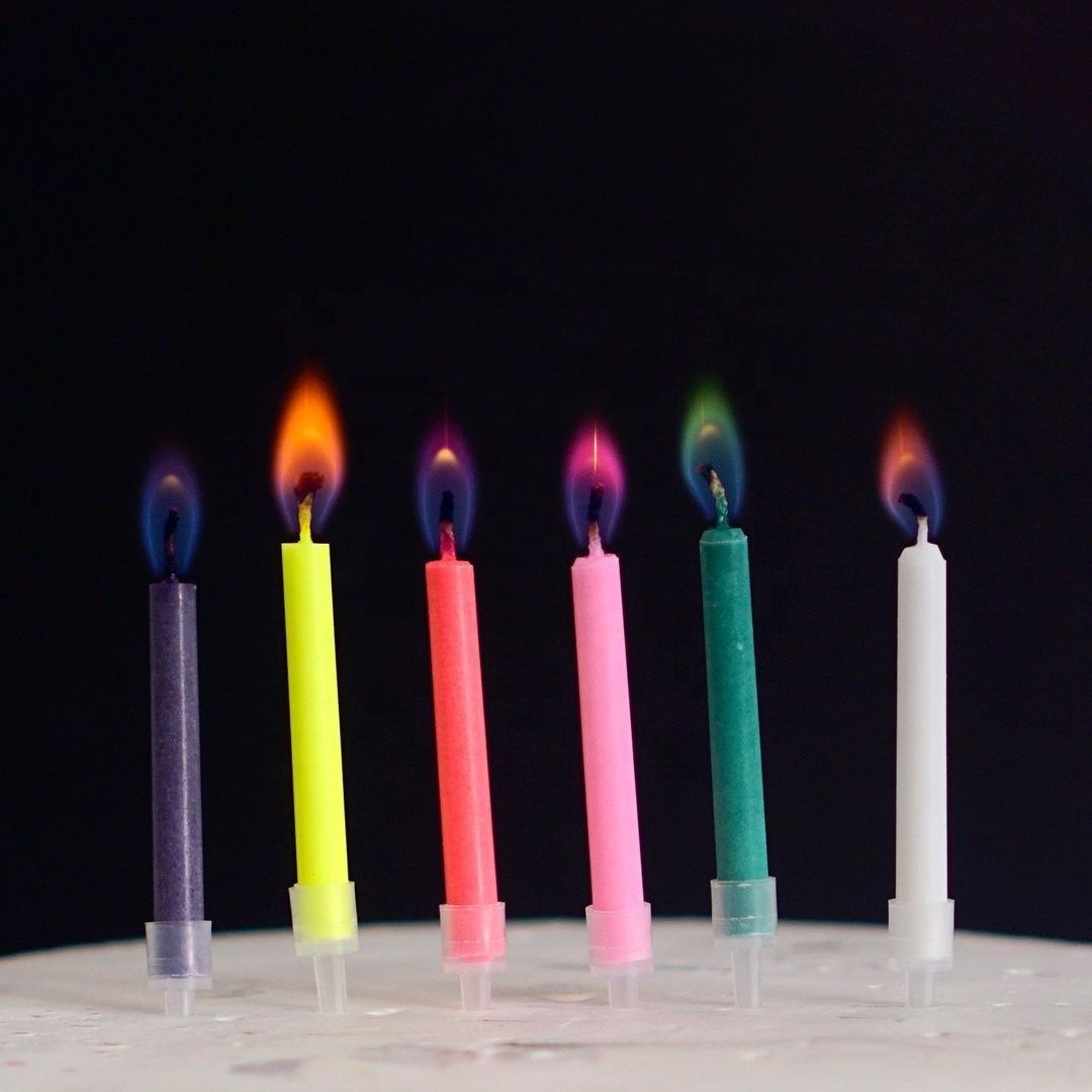 BRC Accredited Manufacturer Amazing Color flame Multicolor Candles And Holders In Bulk