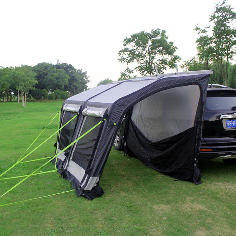 Outdoor Waterproof Camping Trailer Inflatable RV Screen Room Inflatable SUV Side Awning Tent