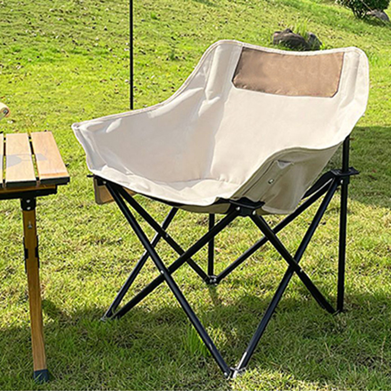 Outdoor Aluminum Backpack Moon Chair Lightweight Folding Camp Oversize Moon Chair