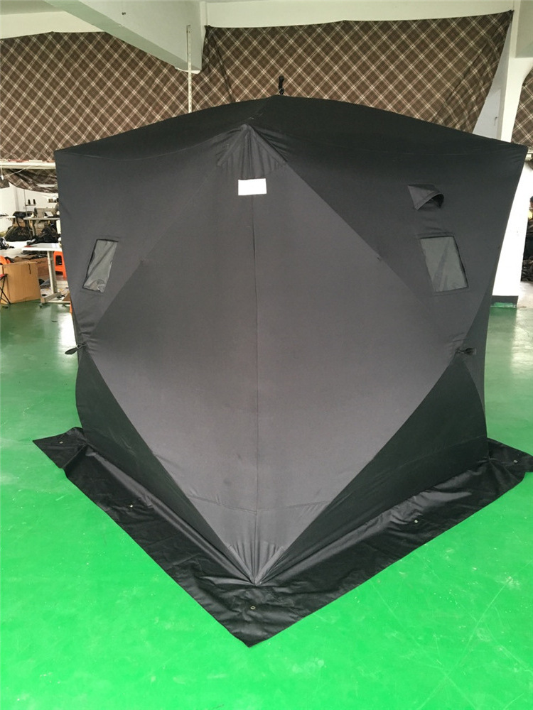 High Quality Nylon Fabric Ice 1-2 Persons  Heat Insulation Winter Ice Cube Fishing Shelter Tent To Keep Warm