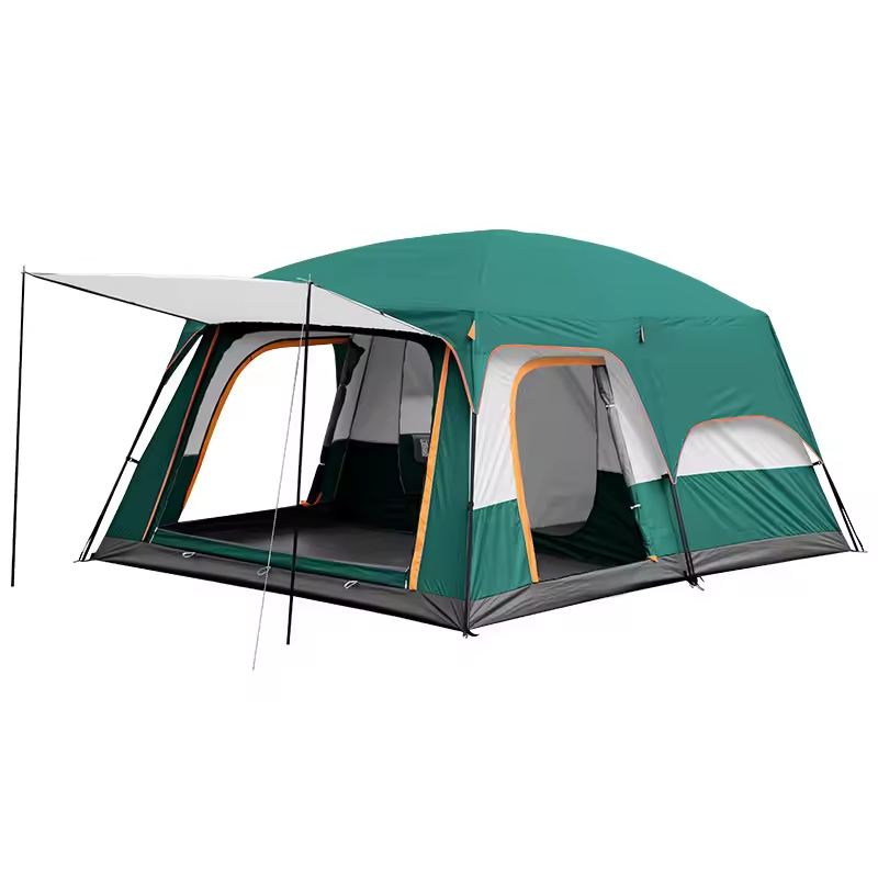 Cuckoo New Outdoor Camping Tents Waterproof 4 Season Outdoor Camping Tent One-Living Double Deck Tent,Rainproof And Shade