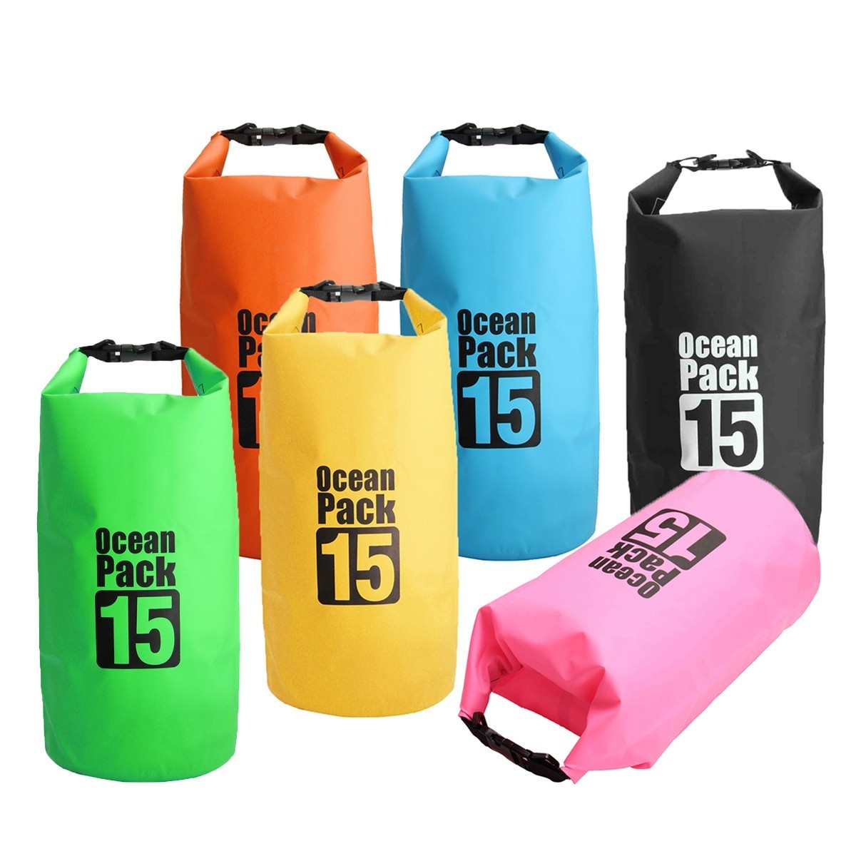 5L/10L/20L/30L/40L Floating Roll Top Sack Keeps Gear Dry Waterproof Dry Bag for Kayaking Rafting Boating Swimming Camping Hiking