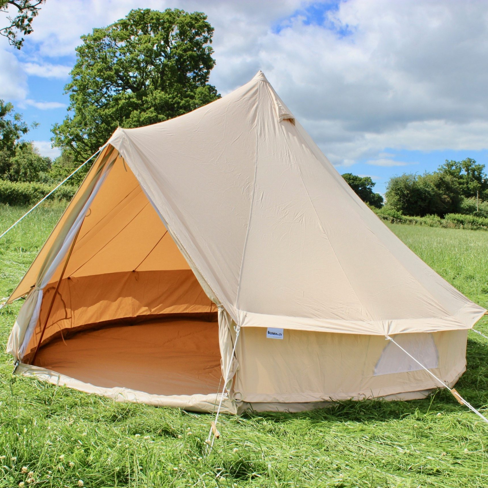 Waterproof Outdoor Camping Cotton Canvas Teepee Yurt Glamping Tent Bell Tent