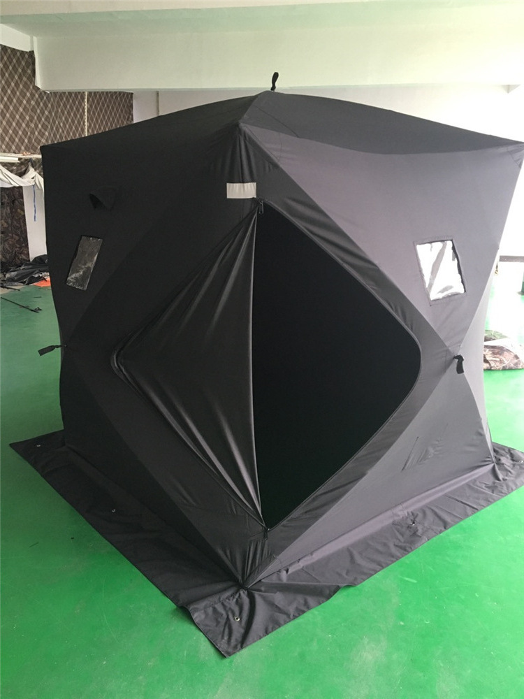 High Quality Nylon Fabric Ice 1-2 Persons  Heat Insulation Winter Ice Cube Fishing Shelter Tent To Keep Warm