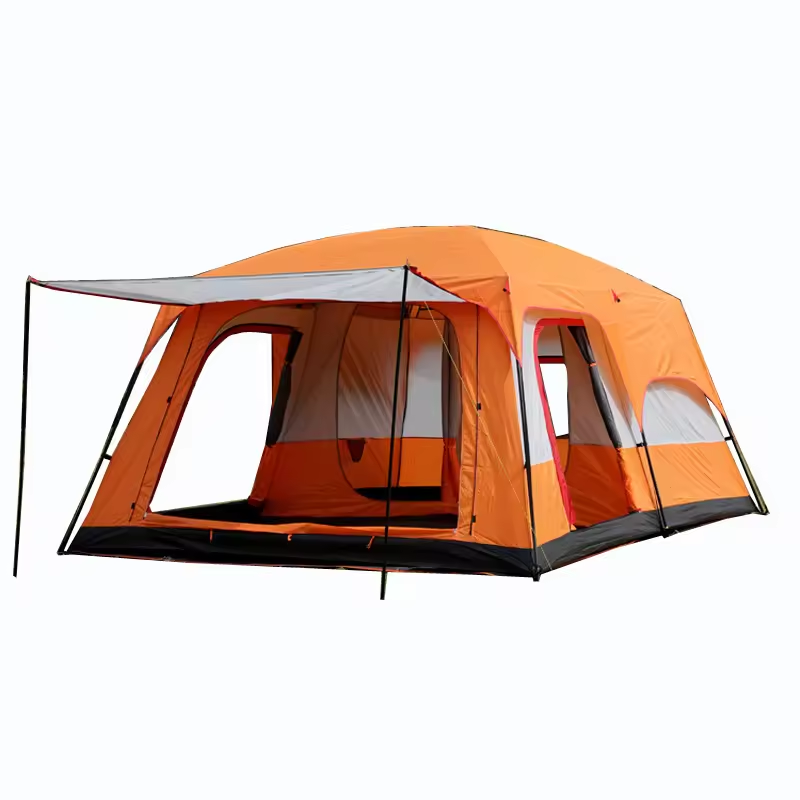 Cuckoo Two Room Camping Tent Waterproof Cheap 5-8 Person Outdoor Family Luxury Big Tent