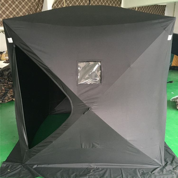 High Quality Nylon Fabric Ice 1-2 Persons  Heat Insulation Winter Ice Cube Fishing Shelter Tent To Keep Warm