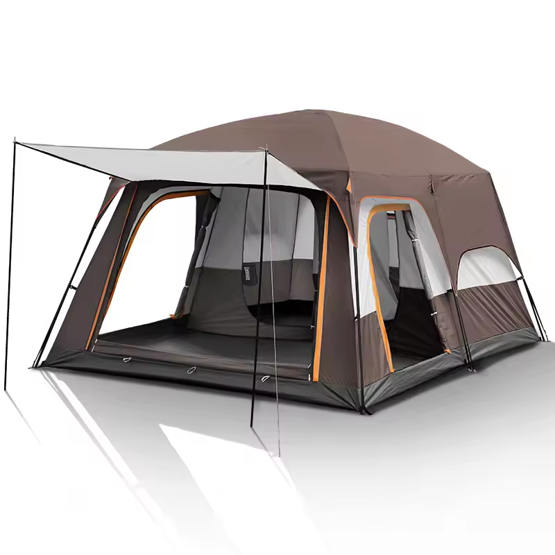 Cuckoo New Outdoor Camping Tents Waterproof 4 Season Outdoor Camping Tent One-Living Double Deck Tent,Rainproof And Shade