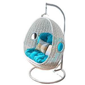 Rattan Furniture Garden Balcony Outdoor Patio Swing Chair Hanging Bird Nest Rocking Egg Bird Nest Twin Basket