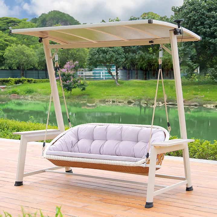 Weather Swing Seat Outdoor Furniture Metal Hot Sale Great Quality All Modern Outdoor Furniture Cushion Cover Metal Steel Frame