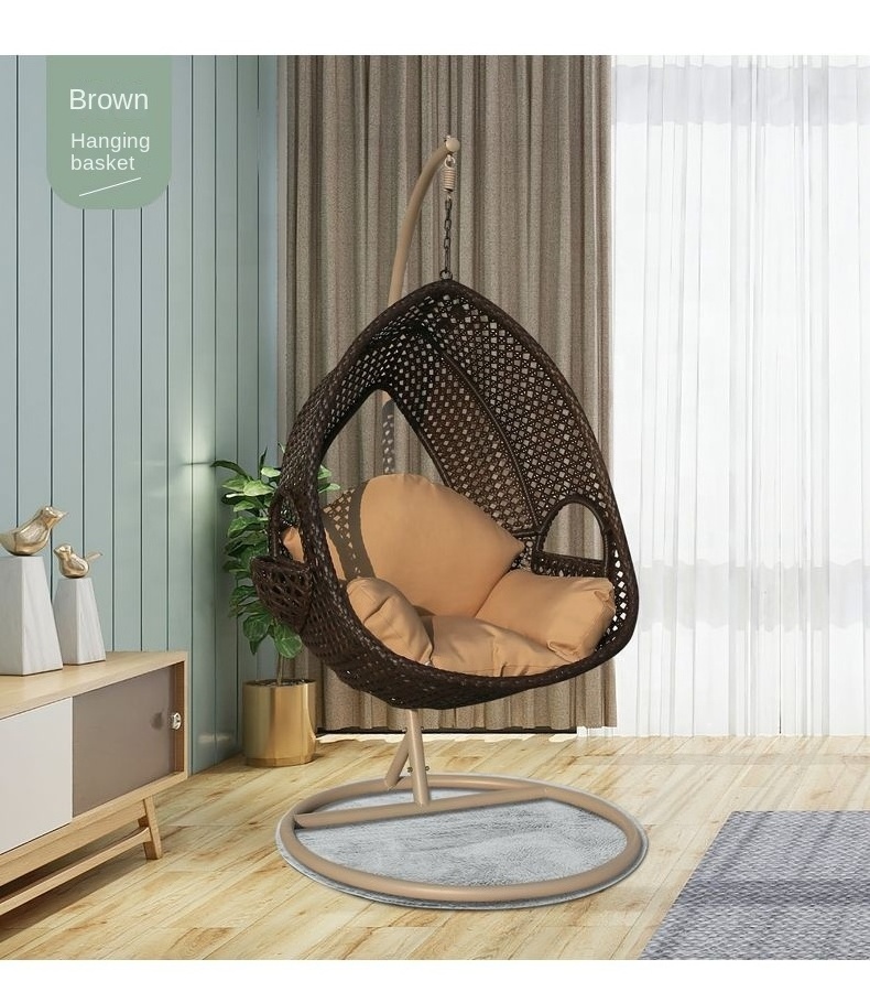 New Style Patio Swing Chair Outdoor Furniture Set Kids Adults Garden Hammock Rattan Hanging Egg Chair