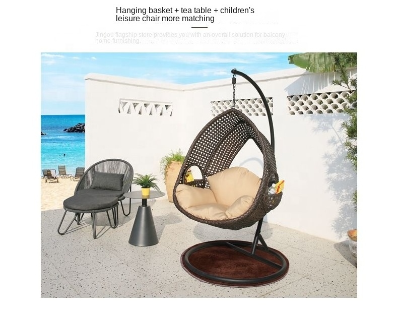 New Style Patio Swing Chair Outdoor Furniture Set Kids Adults Garden Hammock Rattan Hanging Egg Chair