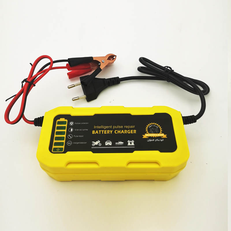 Smart Battery Maintainer Trickle Charger 12v 6a Intelligent Pulse Repair Lead-acid Battery Charger For Car Motorcycle