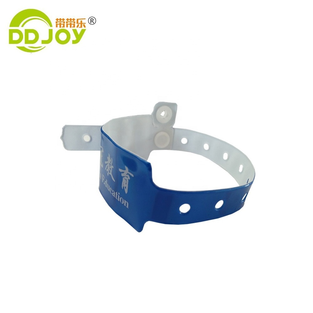 Custom Design Factory price Festival Sublimation Plastic Pulsera  Unisex PVC Wristband / Bracelet