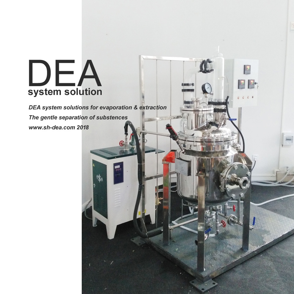 DEA-EX-50  Jasmine essential oil distillation industrial steam ultrasonic solvent extraction machine