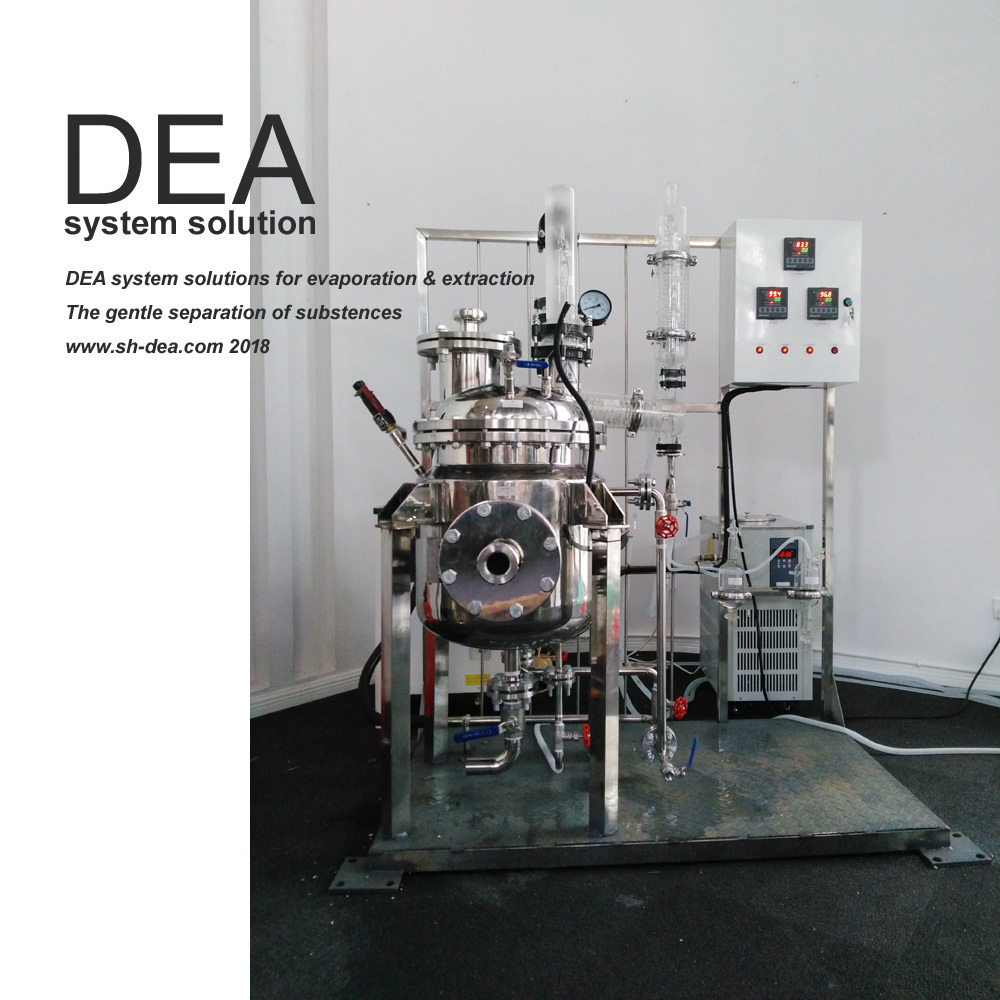 DEA-EX-50  Jasmine essential oil distillation industrial steam ultrasonic solvent extraction machine