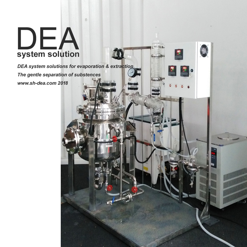 DEA-EX-50  Jasmine essential oil distillation industrial steam ultrasonic solvent extraction machine